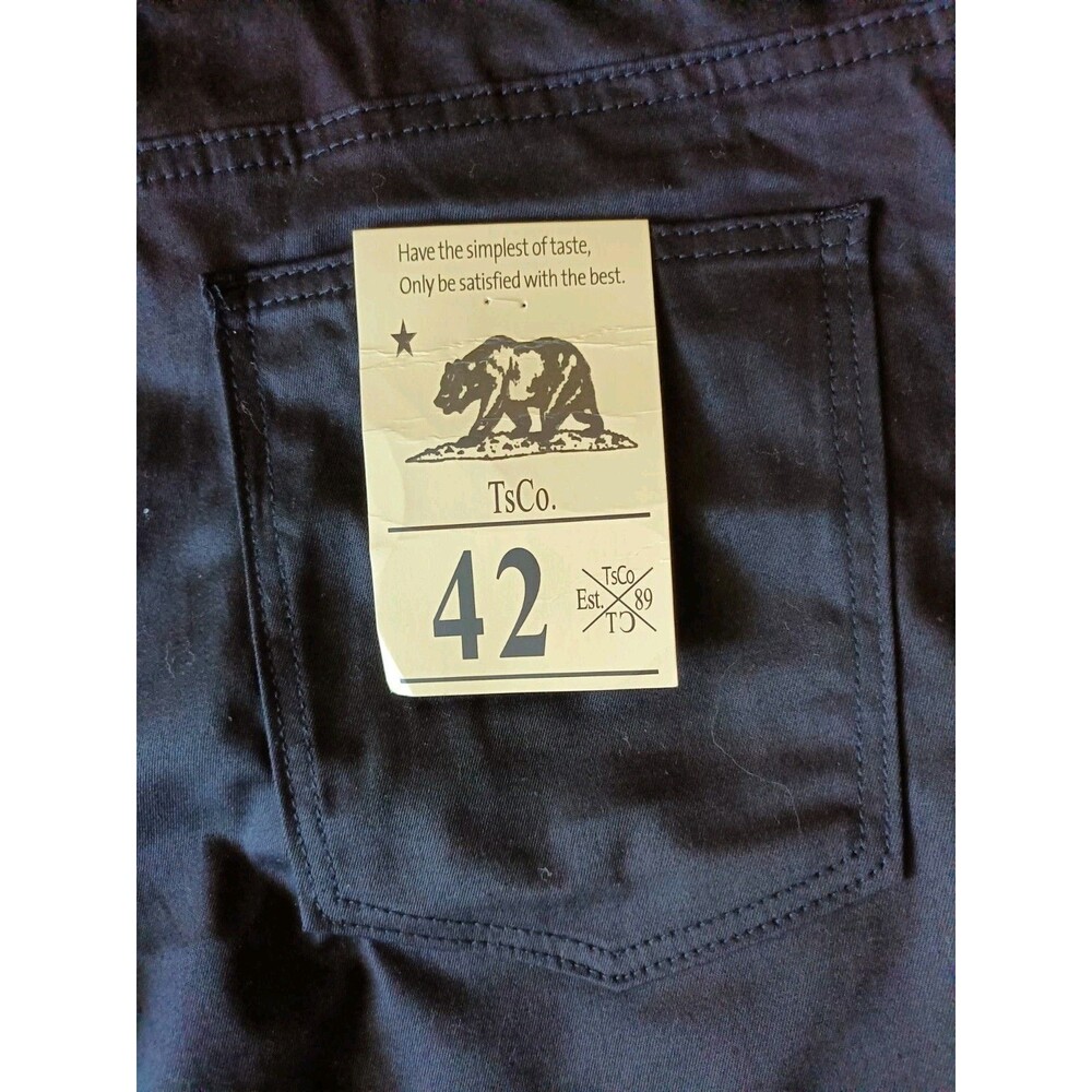 Trestle Supply Co. Pants Men's Size 42 Black Stretch - Picture 7 of 9